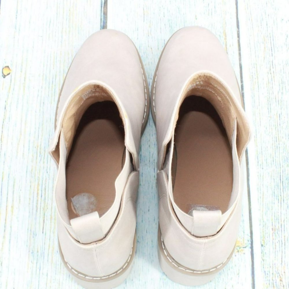 Dolce Vita Rango Cream Suede Slip On Chelsea Wedge Ankle Boots Size 9.5 - Picture 7 of 9